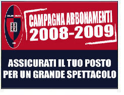 Campagna Abbonamenti Campionato Serie A Cagliari 2012/2014